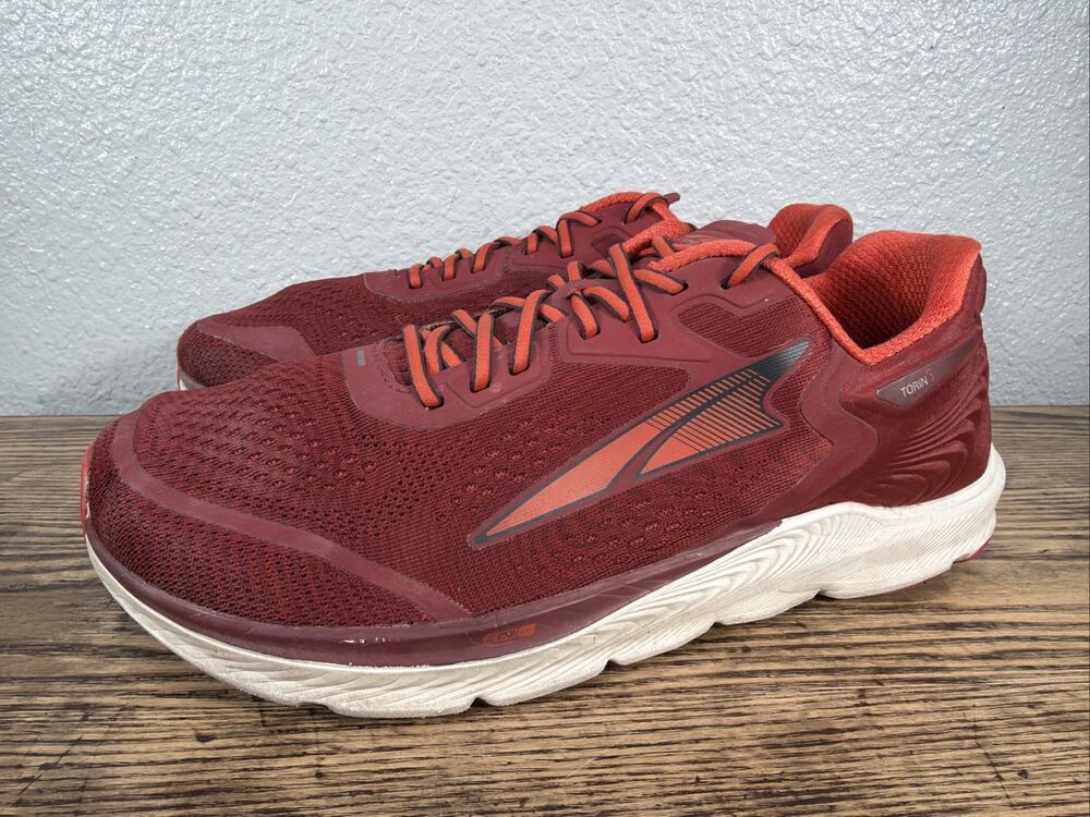 Altra Torin 5 Mens Size 11 Maroon Zero Drop Comfort Shoes Sneakers AL0A547F666